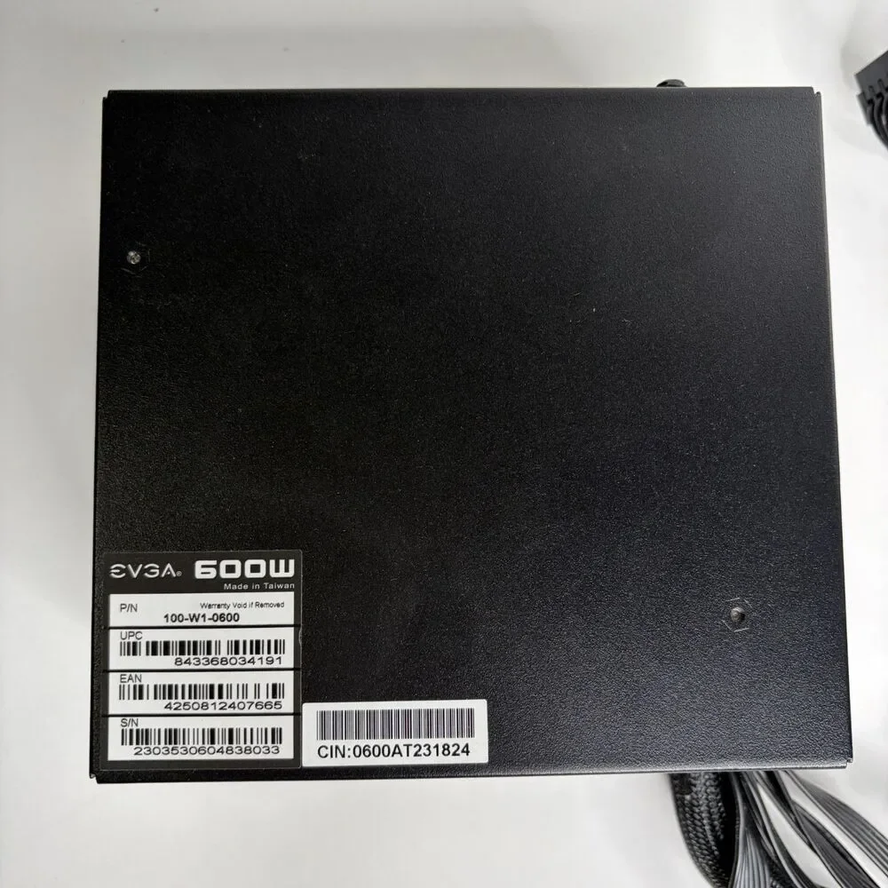 EVGA 600W 80 Plus Certified 100-W1-0600-K1 Power Supply